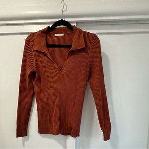 Marine Layer Women’s long sleeve v-neck top - S